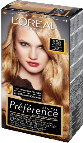 L'Oreal Paris Farba Recital Preference X Jasny Blond Zlocisty 0262828 (3600010012832)
