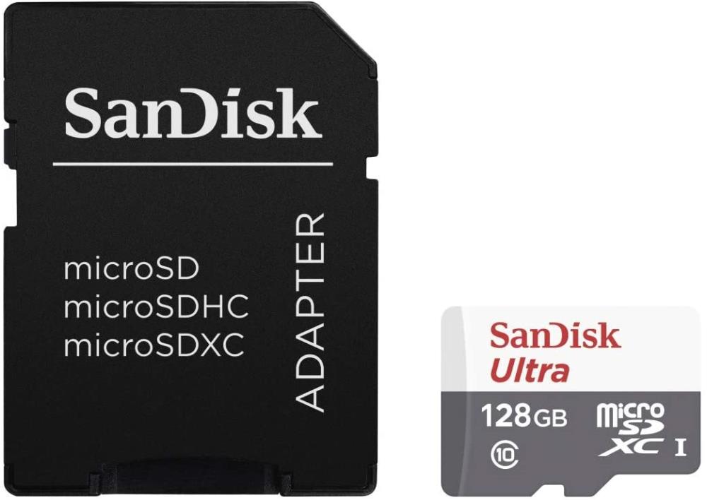 Sandisk Ultra microSDXC 128GB + Adapter atmiņas karte