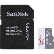 Sandisk Ultra microSDXC 64GB + Adapter atmiņas karte