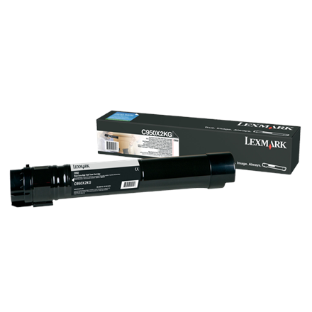 Lexmark C950 Black Extra High Yield Toner Cartridge (38K) fo toneris