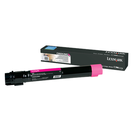 Lexmark C950 Magenta Extra High Yield Toner Cartridge (24K) toneris