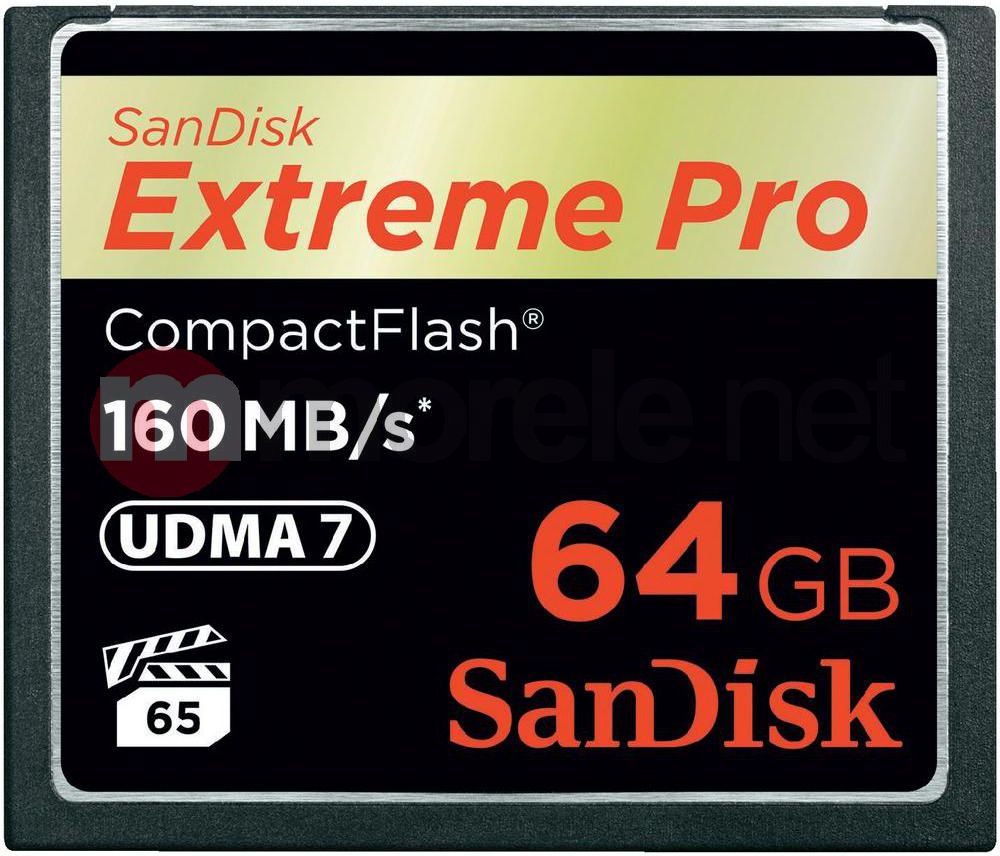  SanDisk  SanDisk Extreme Pro CF 160MB/s 64 GB (SDCFXPS-064G-X46) atmiņas karte