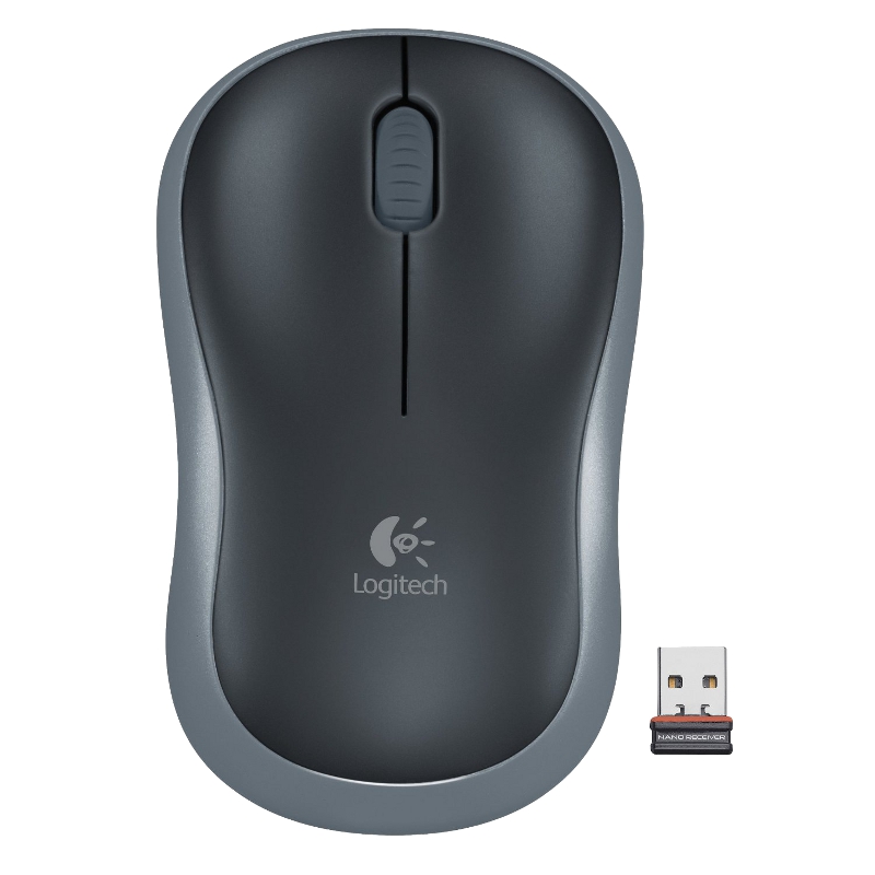 Logitech Wireless Mouse M185, SWIFT GREY, 2.4GHZ - EWR2 Datora pele