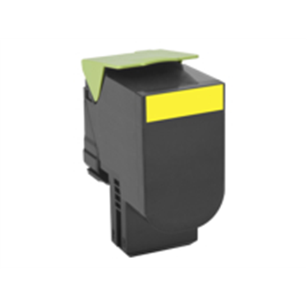 Lexmark 80x Yellow Toner Cartridge Return Program (2K) toneris