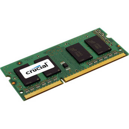 Crucial 4GB 204-pin SODIMM DDR3 PC3-12800, CL=11, Unbuffered operatīvā atmiņa