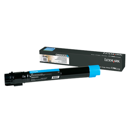 Lexmark C950 Cyan Extra High Yield Toner Cartridge (24K) for toneris