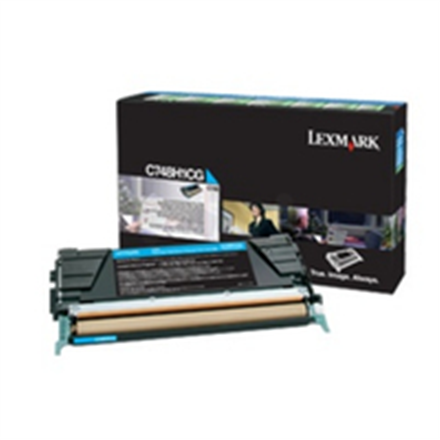 Lexmark C748 Cyan Corporate Toner Cartridge (10K) toneris