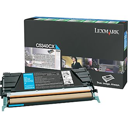 Lexmark C534 Cyan Return Programme Toner Cartridge (7K) for toneris