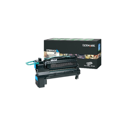 Toner Lexmark cyan | 20 000 pages | X792 toneris