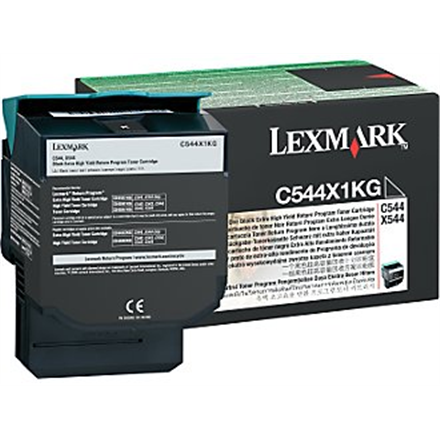 Toner Lexmark black | 6000pgs | C544dn/C544dtn/C544dw/C544n/X544dn/X544dtn/X5... toneris