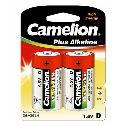 Camelion D/LR20, Plus Alkaline, 2 pc(s) Baterija