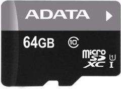 Karta MicroSD ADATA 64GB (AUSDX64GUICL10-RA1) atmiņas karte