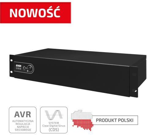 UPS ECO PRO 700AVR CDS 19 2U nepārtrauktas barošanas avots UPS