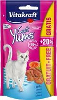 Vitakraft Przysmak CAT YUMS Z LOSOSIEM 48g VAT005319 (4008239311344) kaķu barība