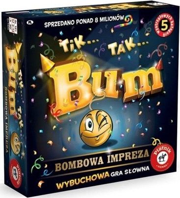 Piatnik Gra planszowa Tik Tak Bum Bombowa Impreza 359527 (9001890718090) galda spēle