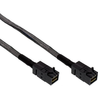  InLine Kabel Mini SAS HD SFF-8643 - SFF-8643 + Sideband 1m (27625B) kabelis, vads