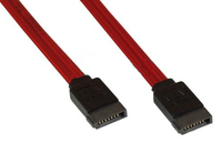 InLine SATA Anschlusskabel gewinkelt 0,3m - red kabelis datoram