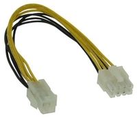InLine Strom Adapter 4Pol ATX 1.3 zu 8Pol ATX 2.0 kabelis datoram