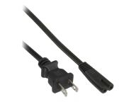 Stromkabel - NEMA 1-15 (S) bis IEC 60320 C7 adapteris