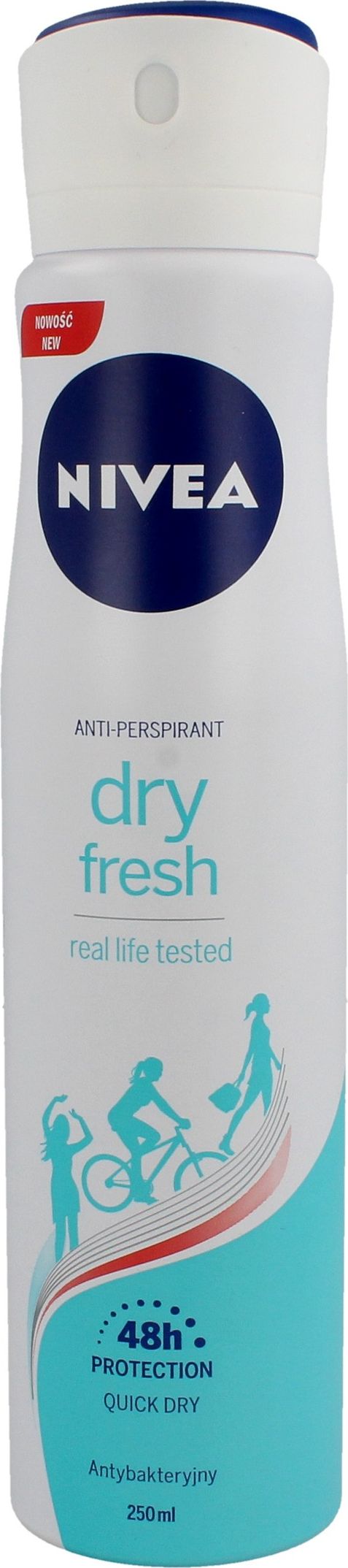 Nivea Nivea Dezodorant DRY FRESH spray damski 250ml 0188698 (5900017061467)