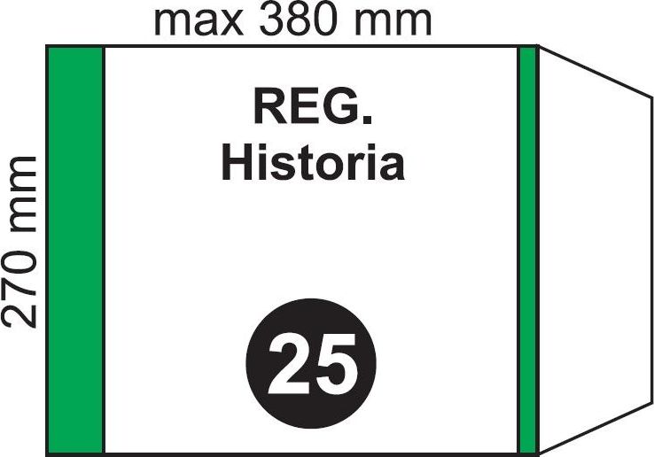 Folplast Okladka na podr regulowana NR 25 (20szt) 345260 (5906295348252)