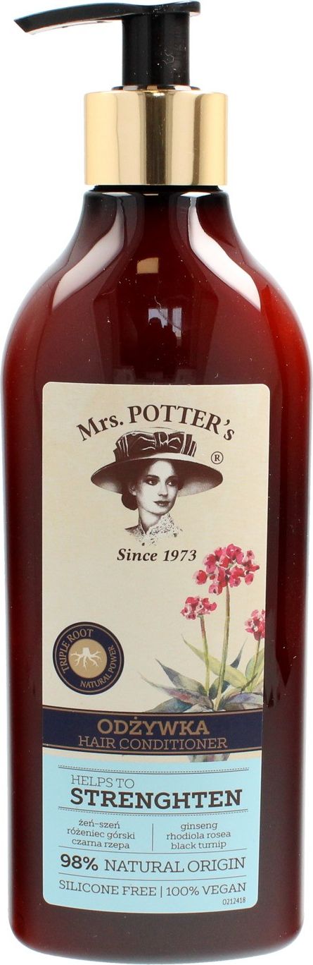 Forte Sweeden Mrs Potters Triple Root Odzywka do wlosow cienkich Strenghten 390ml 107013 (5903116739299)