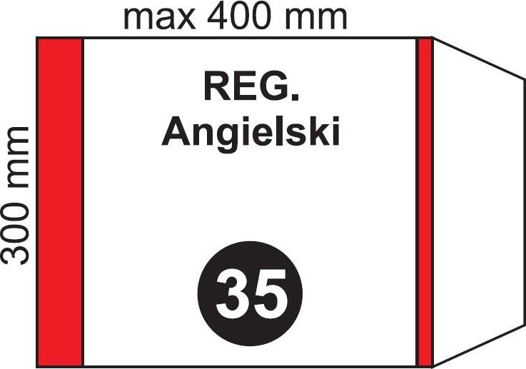 Folplast Okladka na podr regulowana NR 35 (20szt) 345262 (5906295348351)