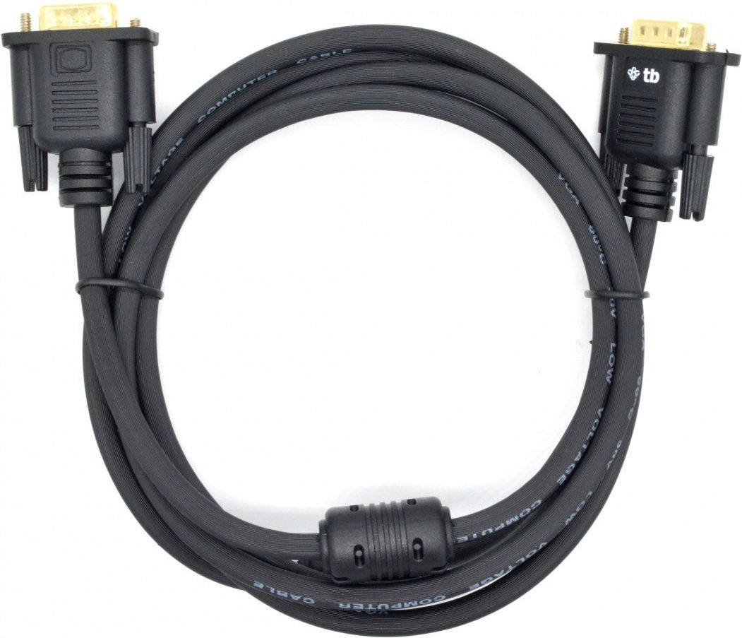 Cable VGA 15M-15M 1.8 m., Black gold plated