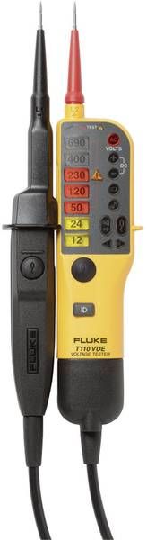 Fluke Tester dwubiegunowy napiecia i ciaglosci obwodu  LED 12-690V AC IP64 Fluke T110/VDE (4093088)