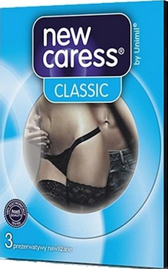 New Caress NEW CARESS_Classic lateksowe prezerwatywy 3szt 5011831094514 (5011831094514)