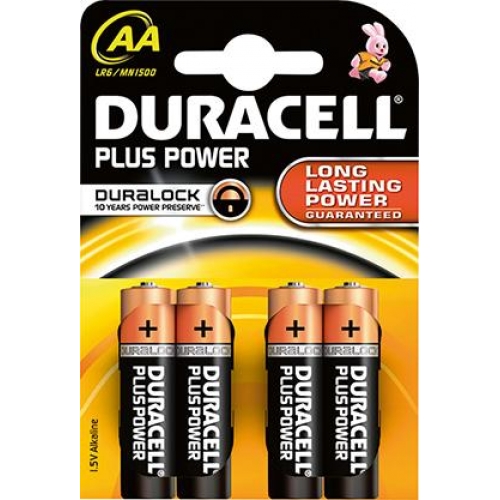 Duracell MN 1500 Plus Power AA (LR6) Blistera iepakojuma 4gb. Baterija