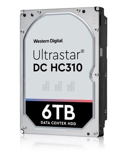 Server hard drives HDD HGST Western Digital Ultrastar 7K6 HUS726T6TAL5204 (6 TB; 3.5 Inch; SAS3) cietais disks