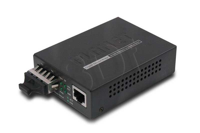 Planet 1000Base-T to 1000Base-SX SC Media Converter Media Converter 4711213686207 tīkla iekārta
