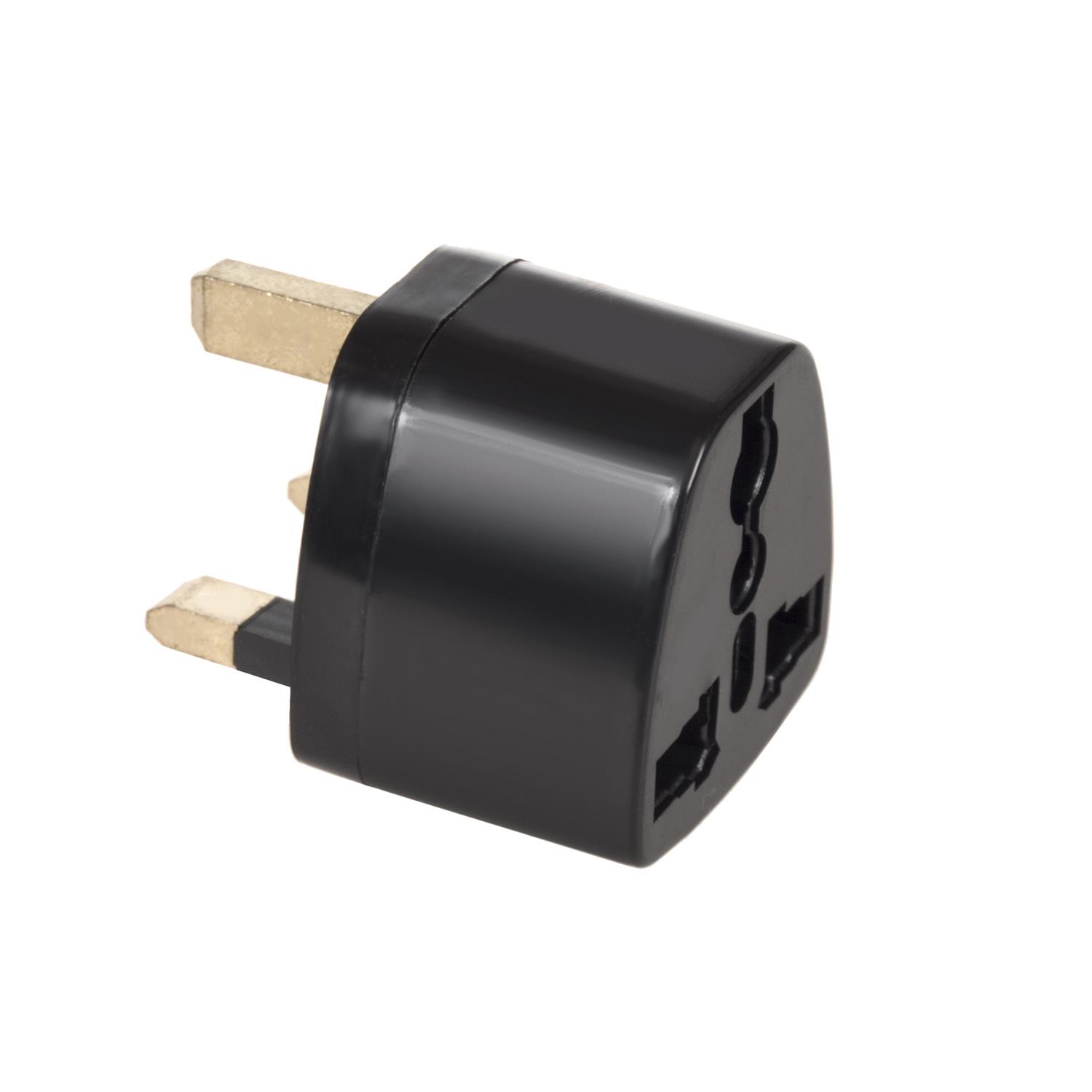 Adapter EU socket for UK MCE154 plug black TV aksesuāri