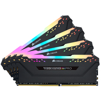 Corsair Vengeance RGB Pro Schwarz 32GB DDR4 Kit 3200-16 K4 operatīvā atmiņa