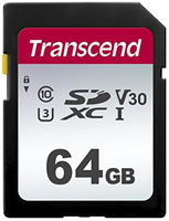 Transcend SDXC SDC300S 64GB CL10 UHS-I U3 Up to 95MB/S atmiņas karte