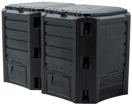 rosperplast Ekobat 2-segment composter 800L black (IKSM800C)