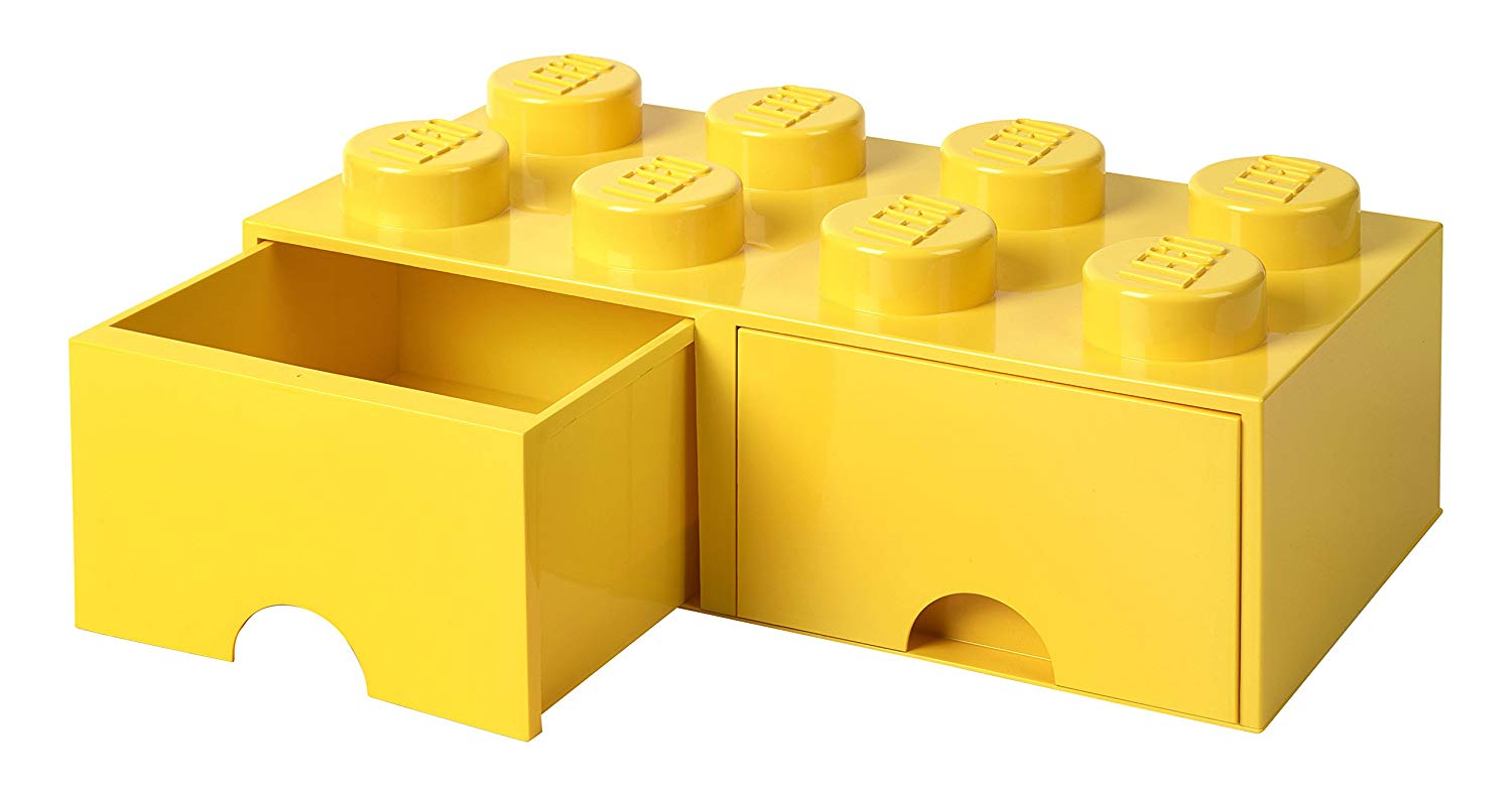 Lego Storage Brick 4 yellow LEGO konstruktors