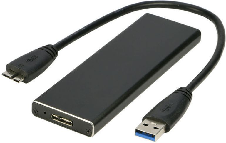 Kieszen MicroStorage Macbook Air 17+7pin SSD for USB 3.0 (MSUB2310) cietā diska korpuss