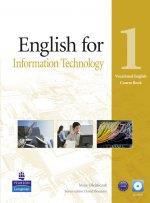 English for IT 1 SB+CD PEARSON - 91486 91486 (9781408269961) Literatūra