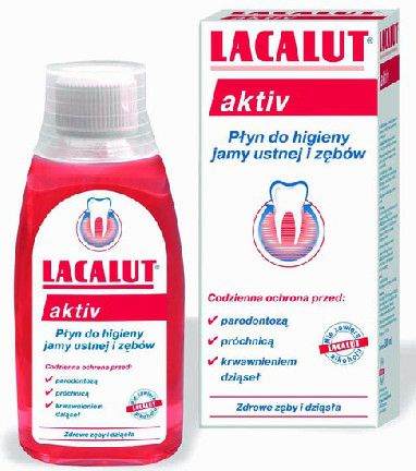 Lacalut Aktiv mouthwash 300ml - 7516321 mutes higiēnai