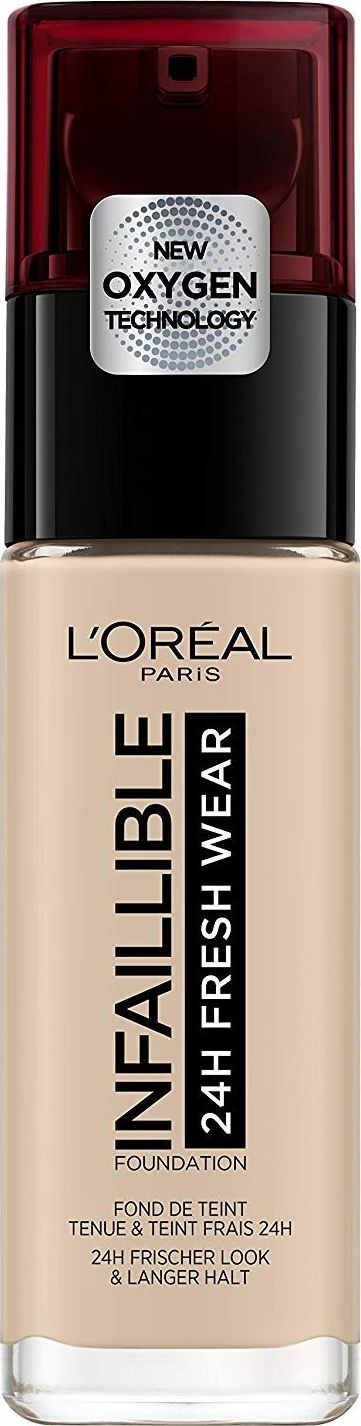L'Oreal Paris Infallible 24H Fresh Wear Foundation 15 Porcelain 30ml 3600523614400 (3600523614400) tonālais krēms