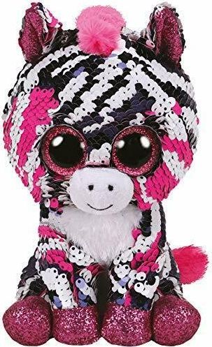 Meteor Maskotka Beanie Boos Flippables Cekinowa Zebra Zoe 15cm GXP-680632 (008421366729)