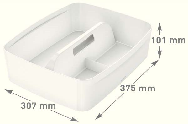 Leitz POJEMNIK MYBOX Z UCHWYTEM (3220001) 53220001 (4002432116621)