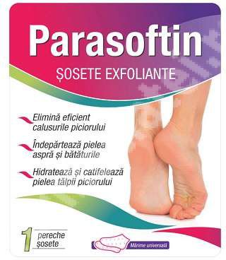 Labovital Parasoftin Exfoliating socks 2 sachets x 20 ml Roku, pēdu kopšana