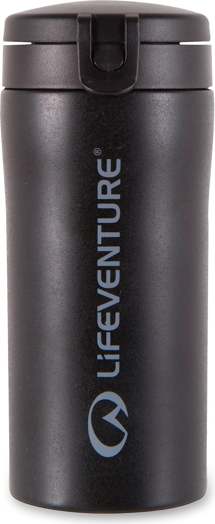 Lifeventure Szczelny Kubek Termiczny FlipTop Thermal Mug Matt Black (LM76120) LM76120 (5031863761208) termoss