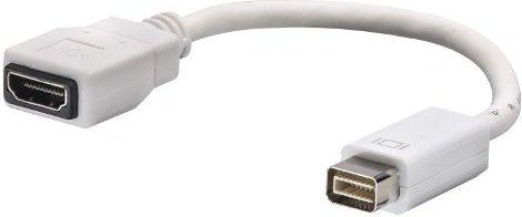 Adapter AV Lindy DVI Mini - HDMI bialy 5352785 (4002888410014)