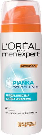 L'Oreal Paris Men Expert Sensitive Pianka do golenia 200ml 0243586 (3600521609156)