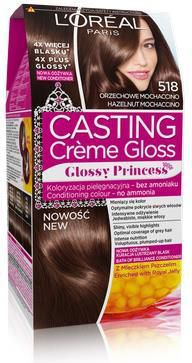 L'Oreal Paris Casting Creme Gloss Krem koloryzujacy nr 518 Orzechowe Mochaccino 1op. 0290552 (3600523373109)