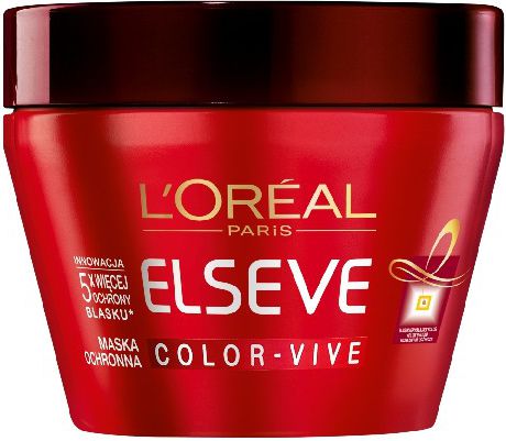 L'Oreal Paris Elseve Color z filtrem UV Maseczka do wlosow farbowanych 300 ml 0245815 (3600521708521)